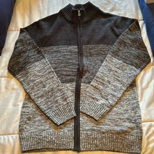 Men’s Urban Pipeline Full Zip Ombré Sweater